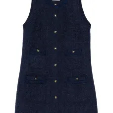 Твидовое платье мини