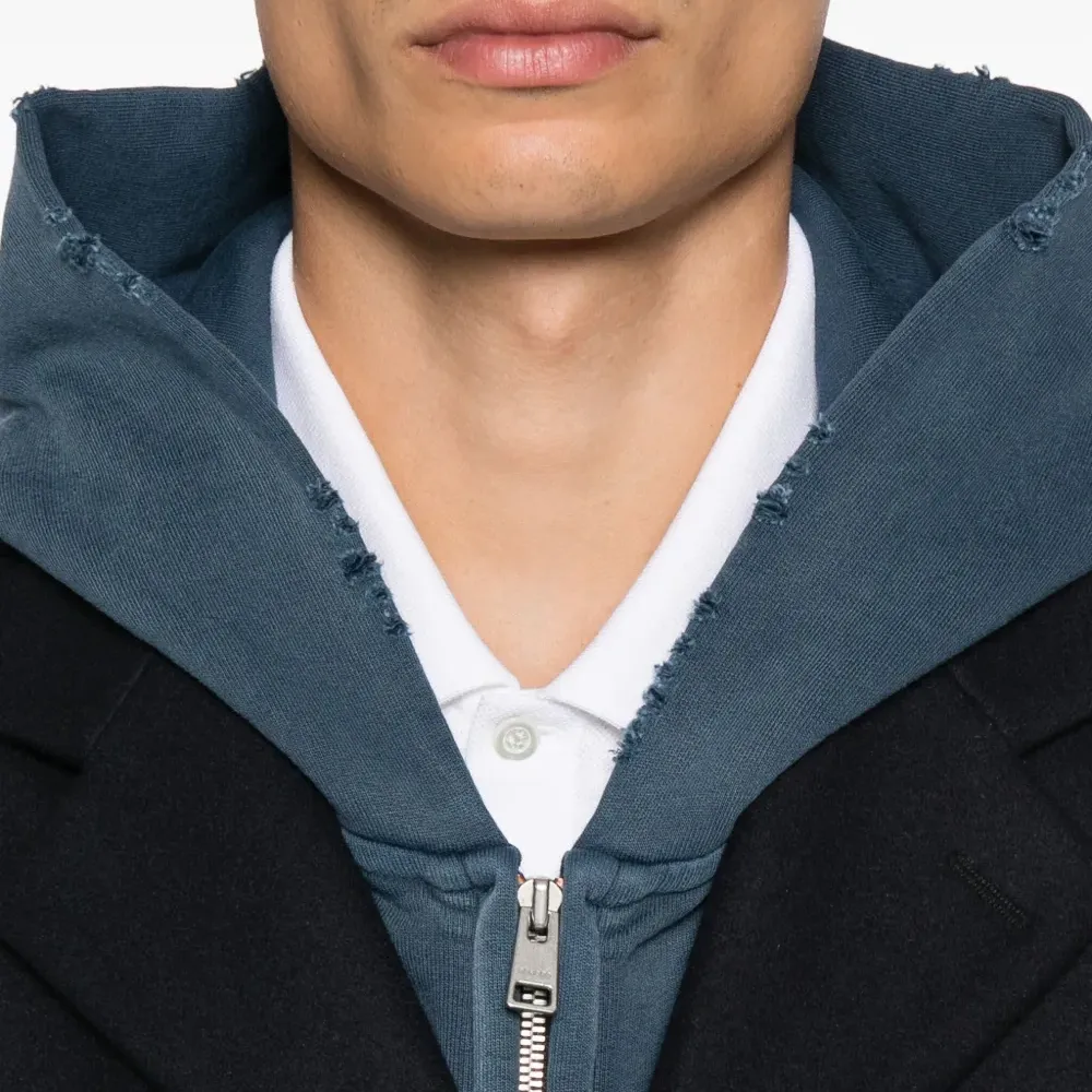 Худи на молнии с бахромой Худи на молнии с бахромой