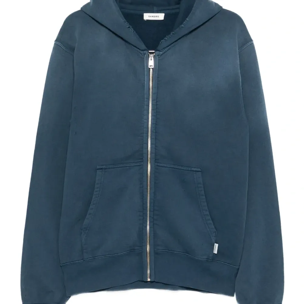 Худи на молнии с бахромой Худи на молнии с бахромой