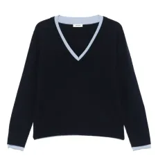 Джемпер с V-образным вырезом