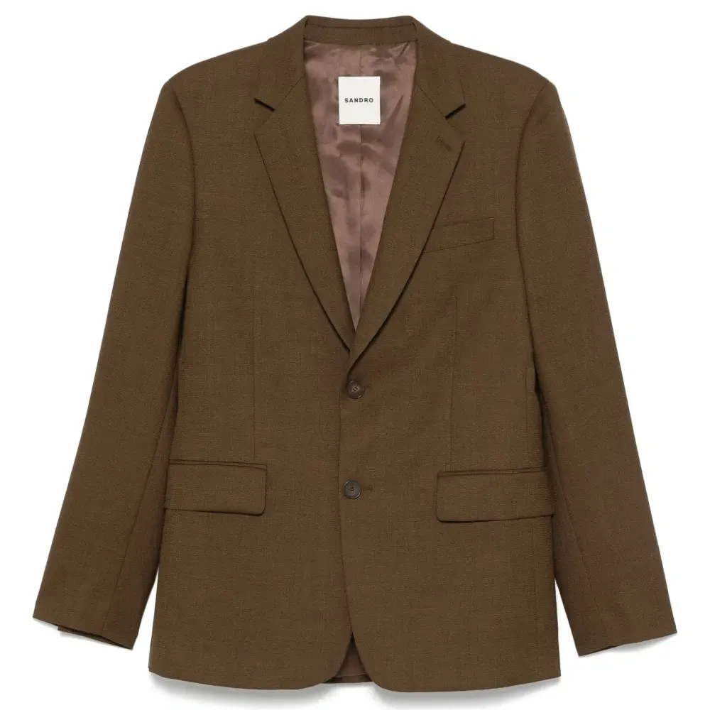 Пиджак из эластичной шерсти