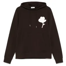 худи с отделкой в рубчик