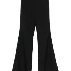 Расклешенные брюки с лампасами