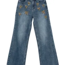 Декорированные джинсы