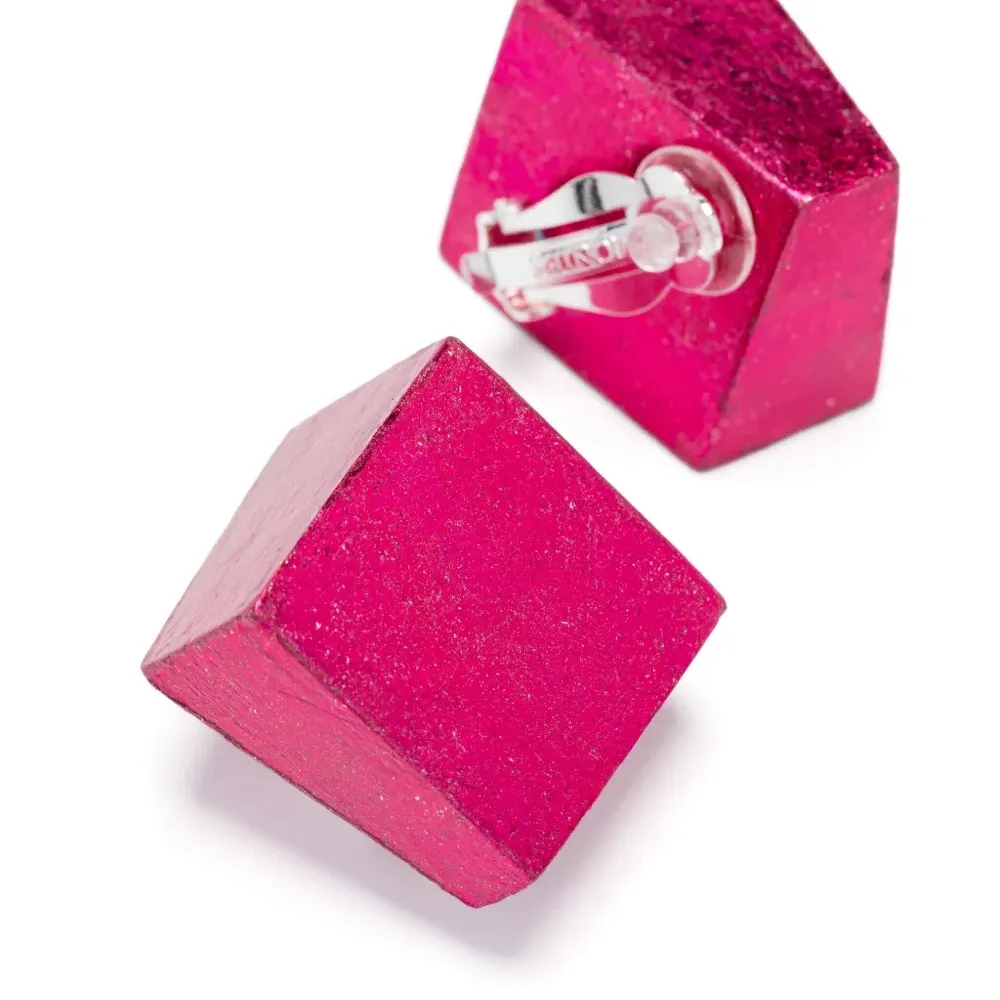 Серьги геометричной формы