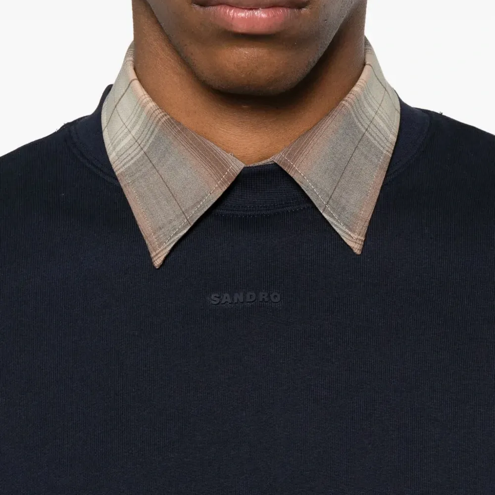 толстовка с круглым вырезом