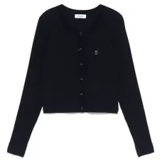 Кардиган с круглым вырезом