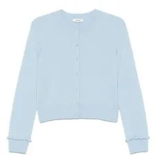 Кардиган с оборками