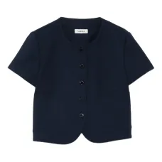 топ на пуговицах с короткими рукавами топ на пуговицах с короткими рукавами