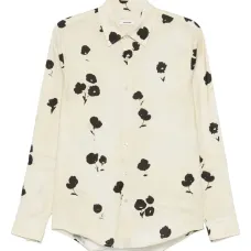 Рубашка с цветочным принтом