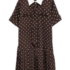 Платье мини с геометричным принтом