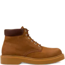 Ботинки на шнуровке со вставками