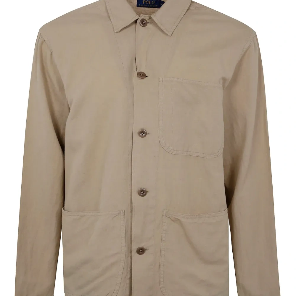 Рубашка с накладным карманом