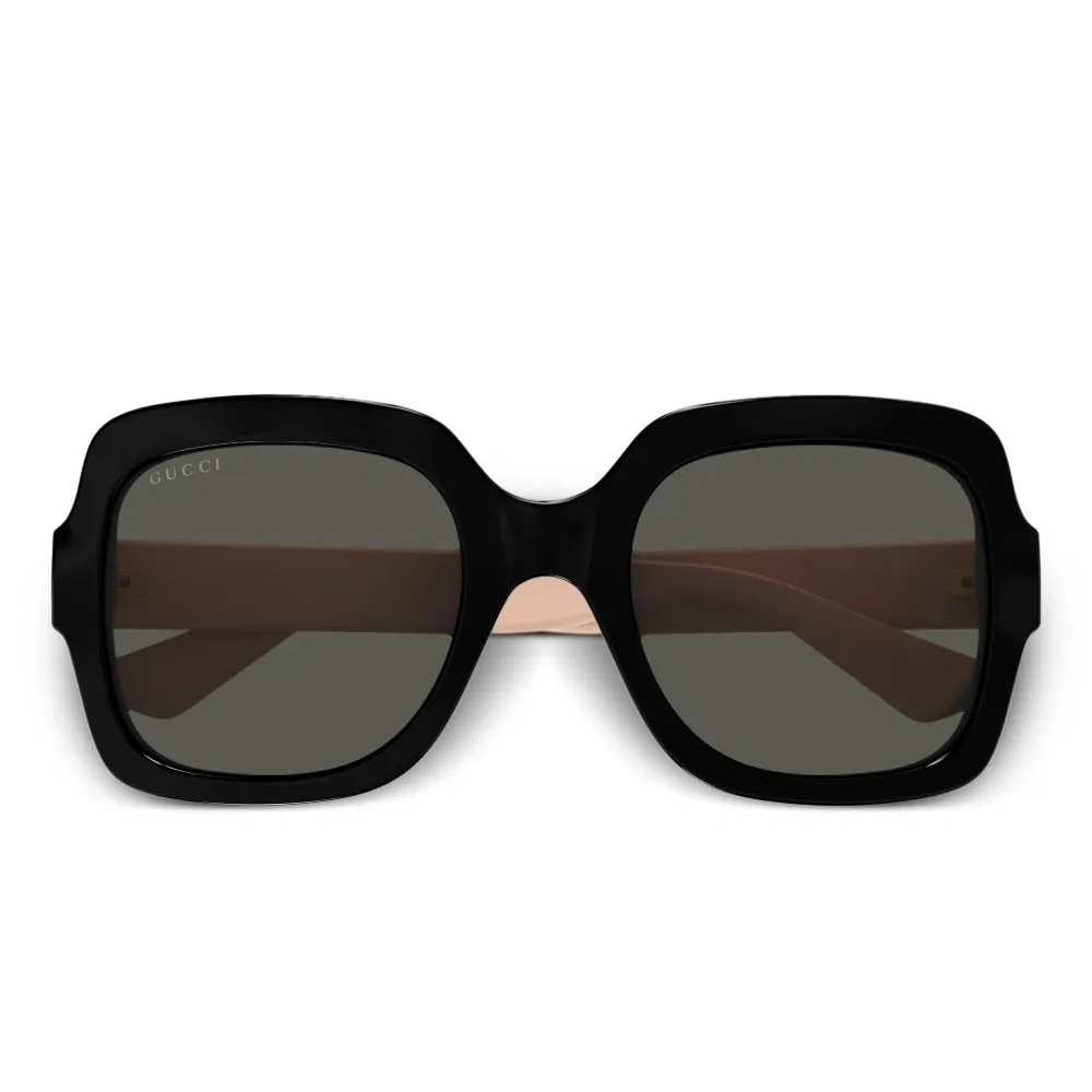 Солнцезащитные очки в массивной оправе