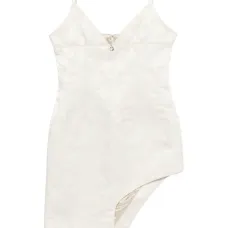 жаккардовое платье мини асимметричного кроя жаккардовое платье мини асимметричного кроя