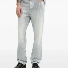 джинсы в полоску