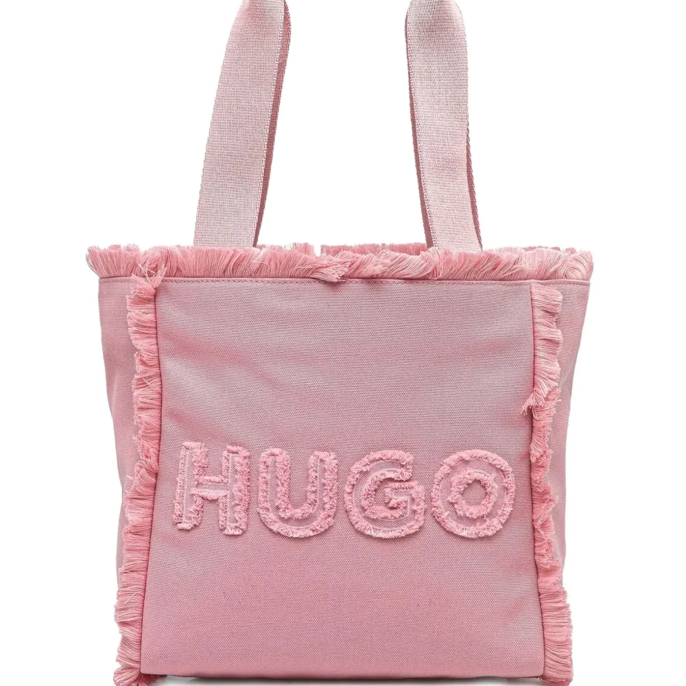 Сумка-тоут с вышитым логотипом