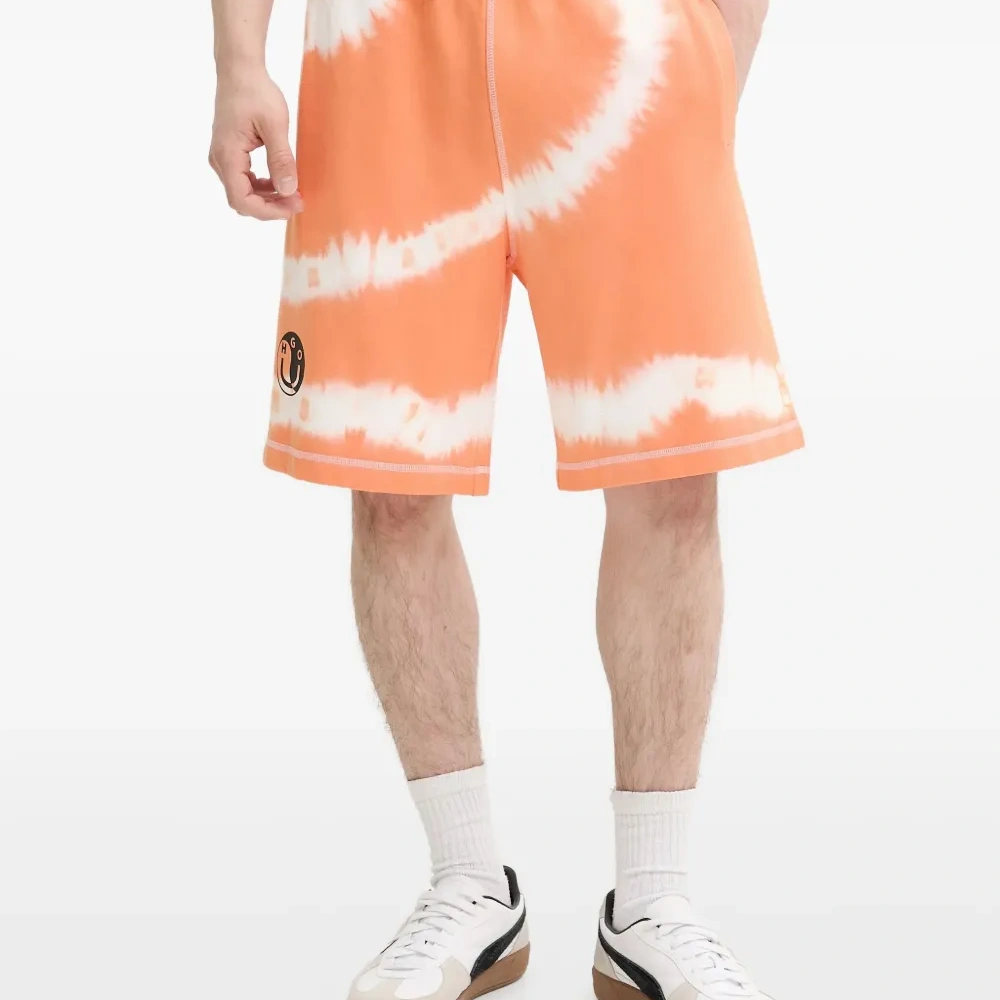 Спортивные шорты с принтом тай-дай и логотипом