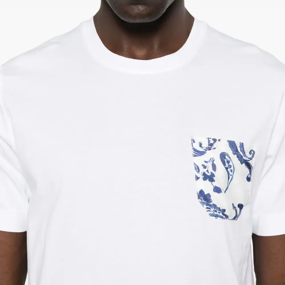 Футболка с принтом пейсли