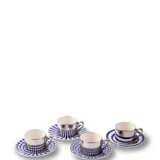 Набор Aunty из четырех чашек для эспрессо