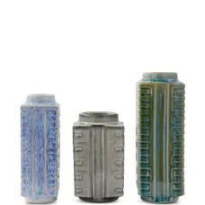 Набор Small City из трех керамических ваз