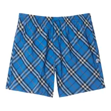 Плавки-шорты в клетку