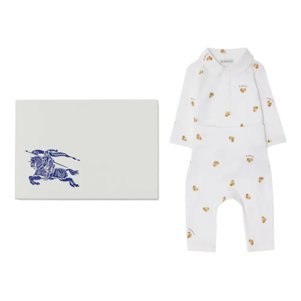 комплект Thomas Bear из боди и шапки бини