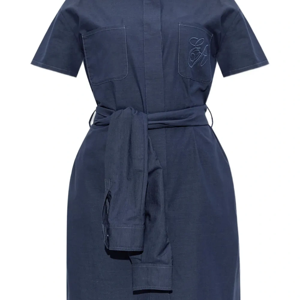 Платье-рубашка с поясом Платье-рубашка с поясом