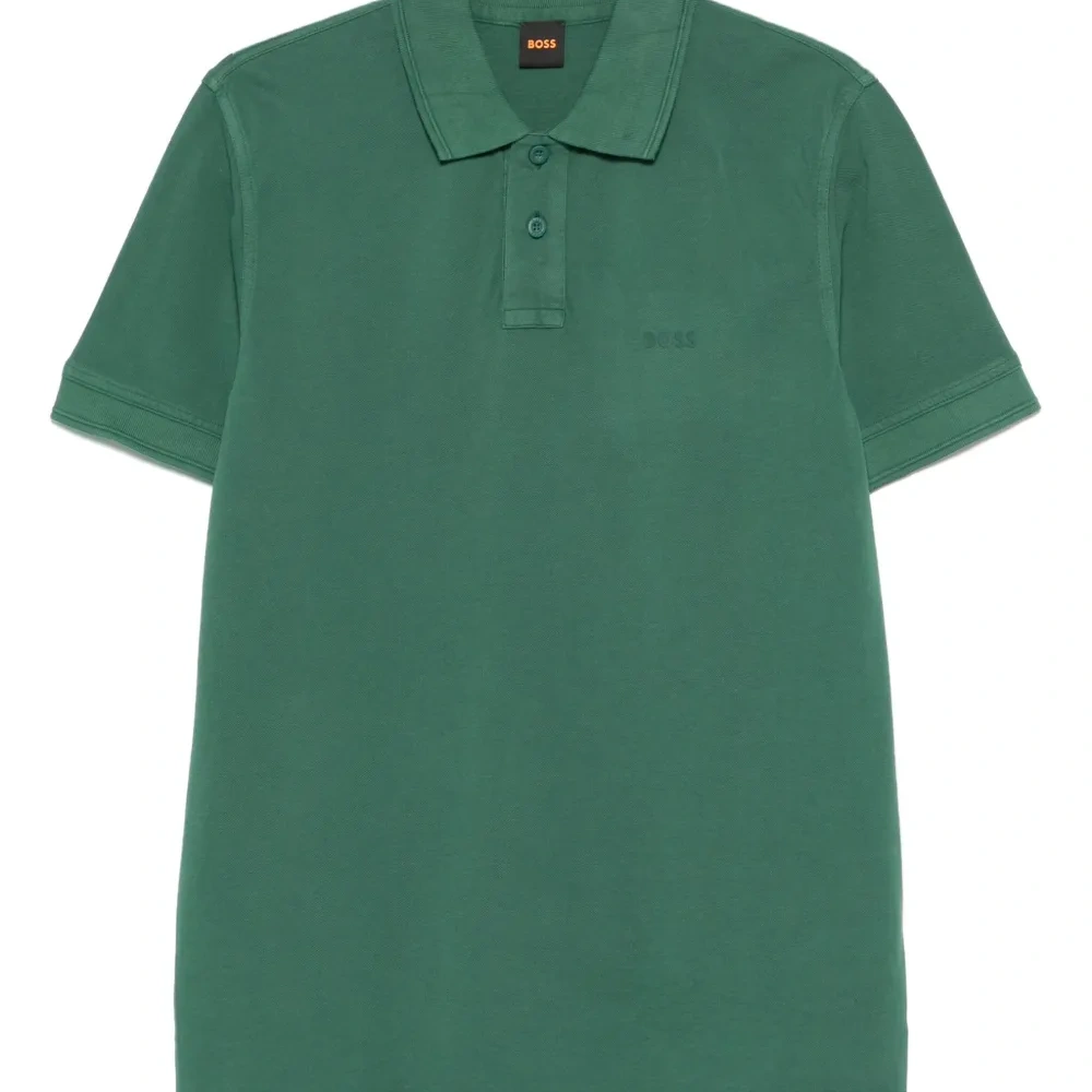 Рубашка поло с вышитым логотипом