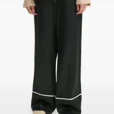 Брюки с атласным кантом