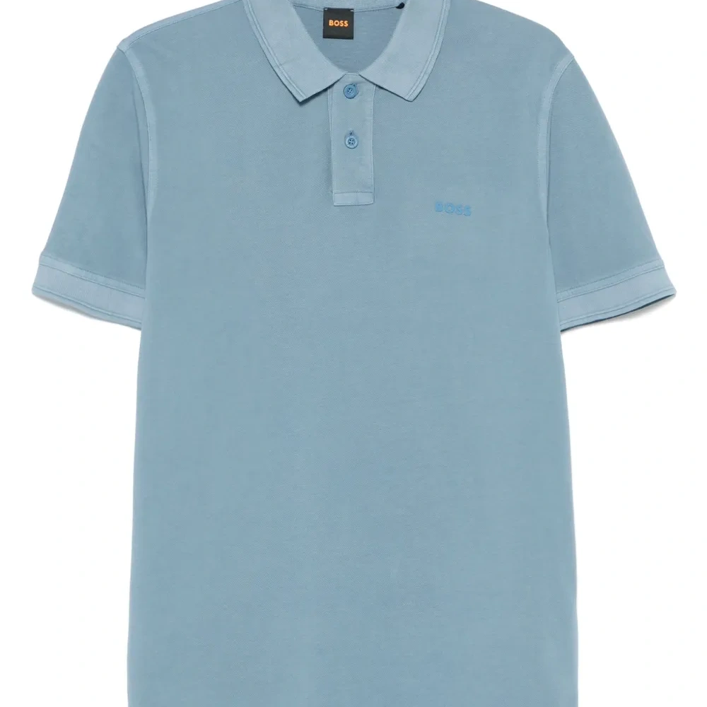 Рубашка поло с вышитым логотипом