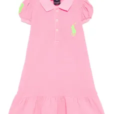 платье с вышитым логотипом