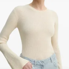 Свитер в рубчик с рукавами колокол Свитер в рубчик с рукавами колокол