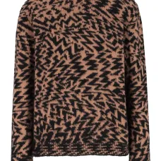 Свитер с абстрактным узором