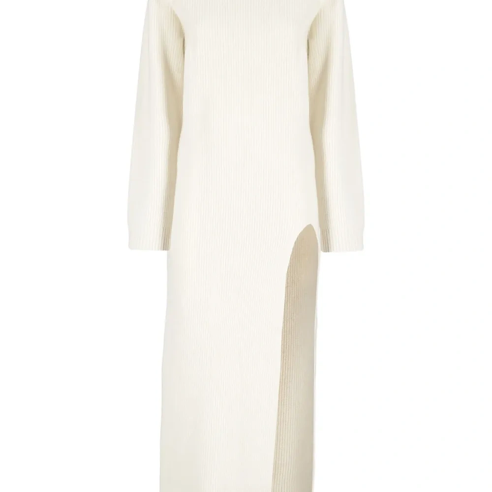 Вязаное платье миди