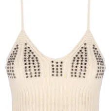 Декорированный трикотажный топ