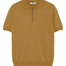 Рубашка поло на молнии