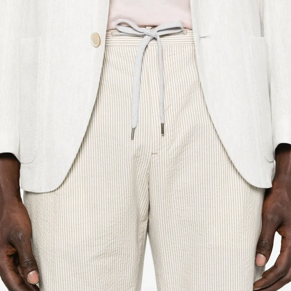 Брюки в полоску