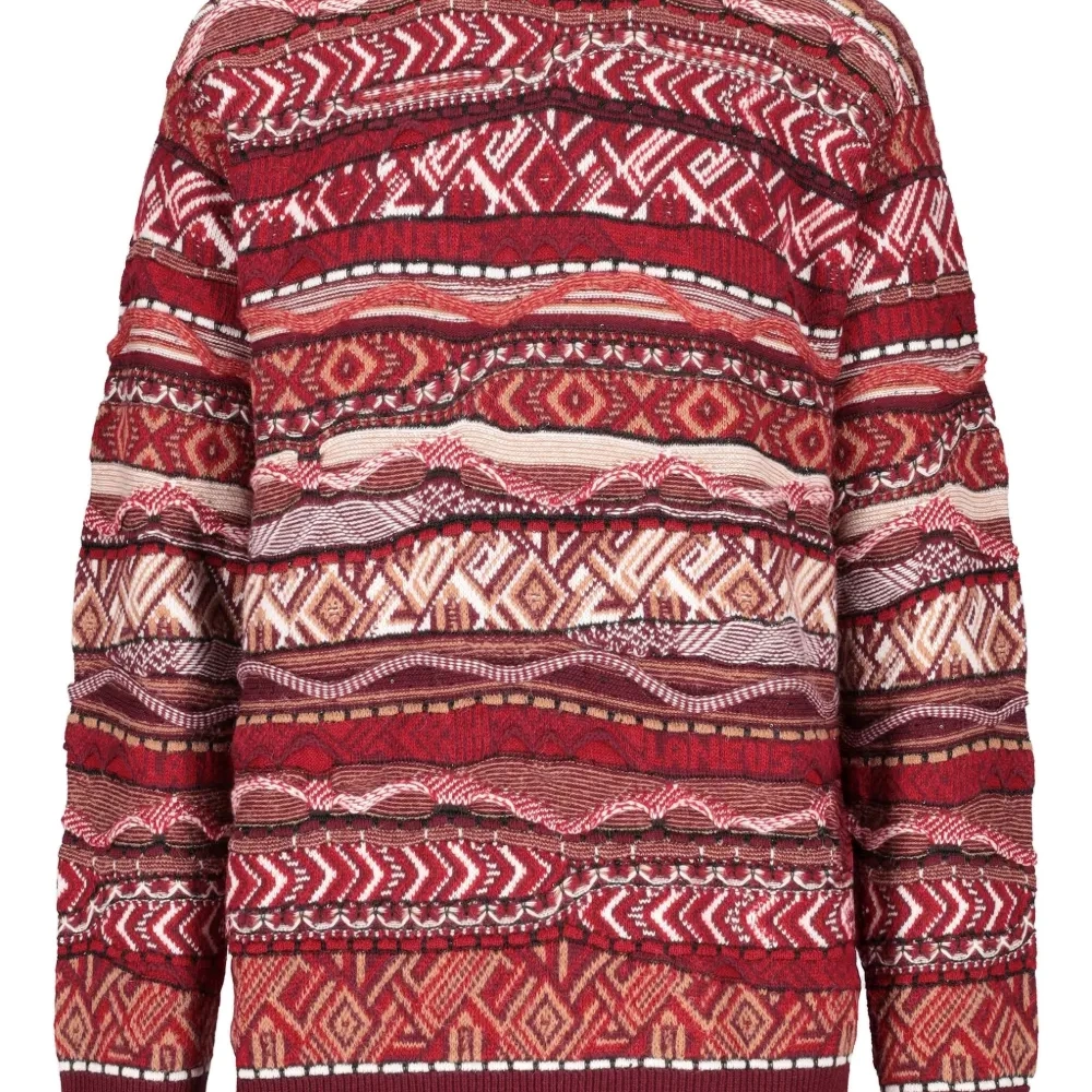 Свитер с геометричным узором