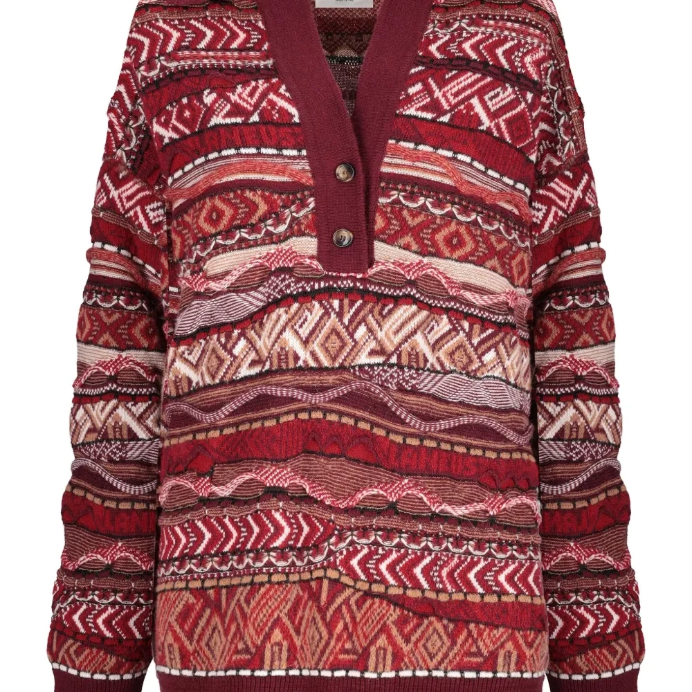 Вязаное поло с узором