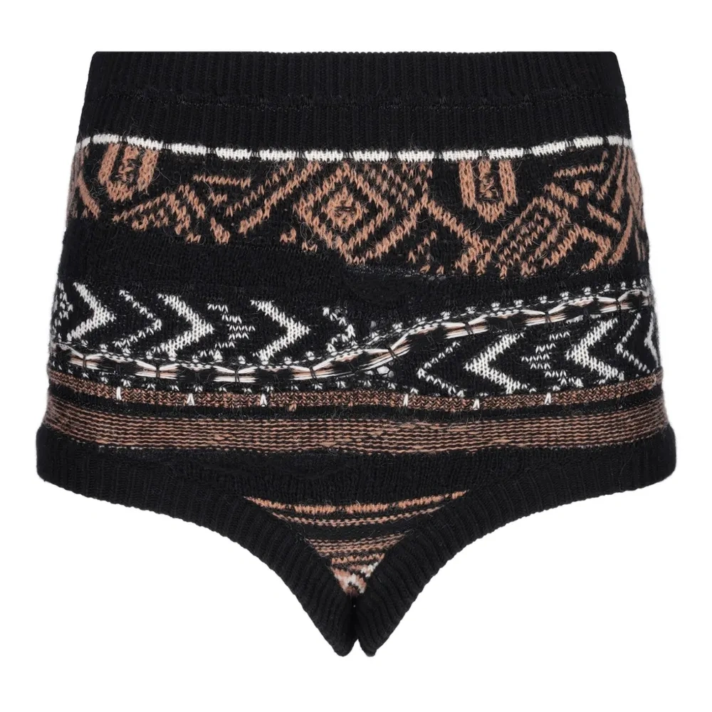 Вязаные кюлоты с узором