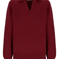 Свитер с V-образным вырезом