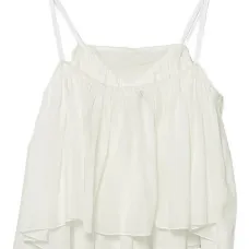 Топ с оборками и вышивкой