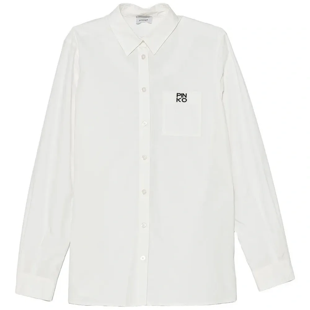 Рубашка с вышитым логотипом