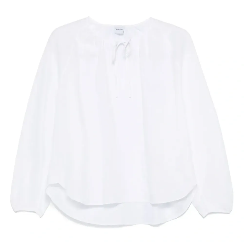 Льняная блузка