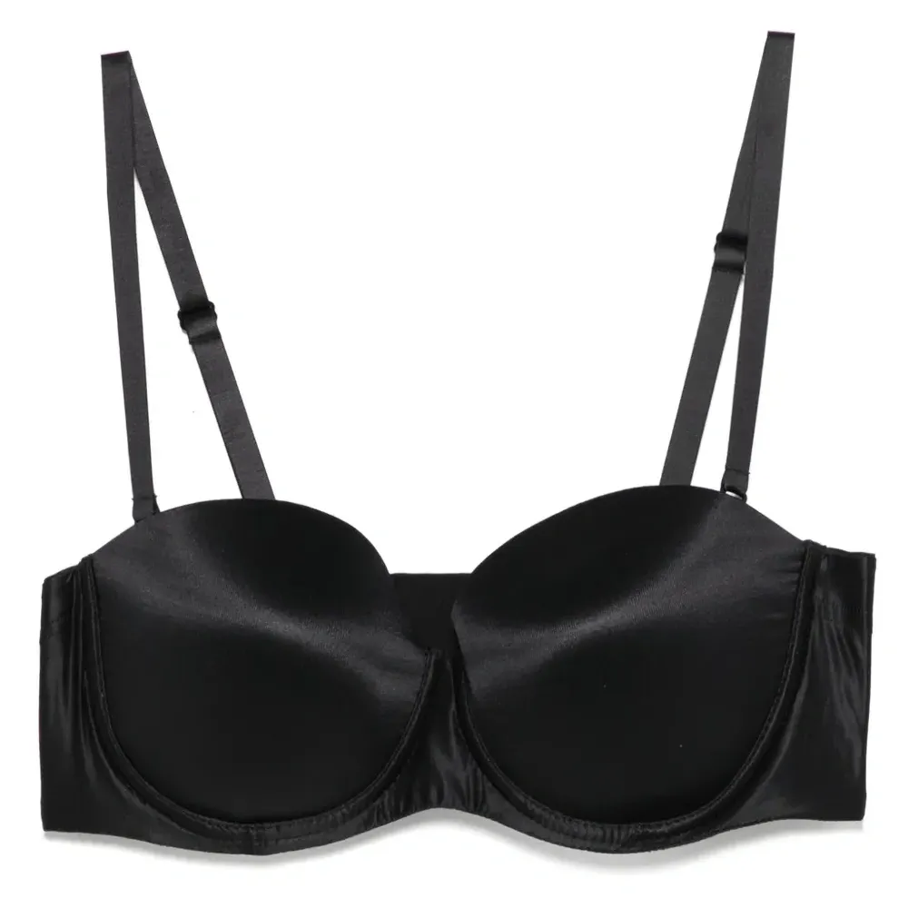 Прозрачный бюстгальтер-бандо