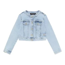 Джинсовая куртка на пуговицах