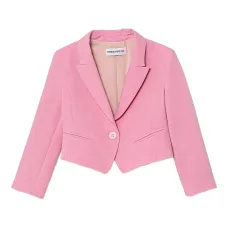 Укороченный пиджак на пуговице Укороченный пиджак на пуговице