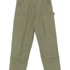 Брюки с нашивкой-логотипом