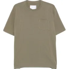 Футболка с карманом и вставками Футболка с карманом и вставками